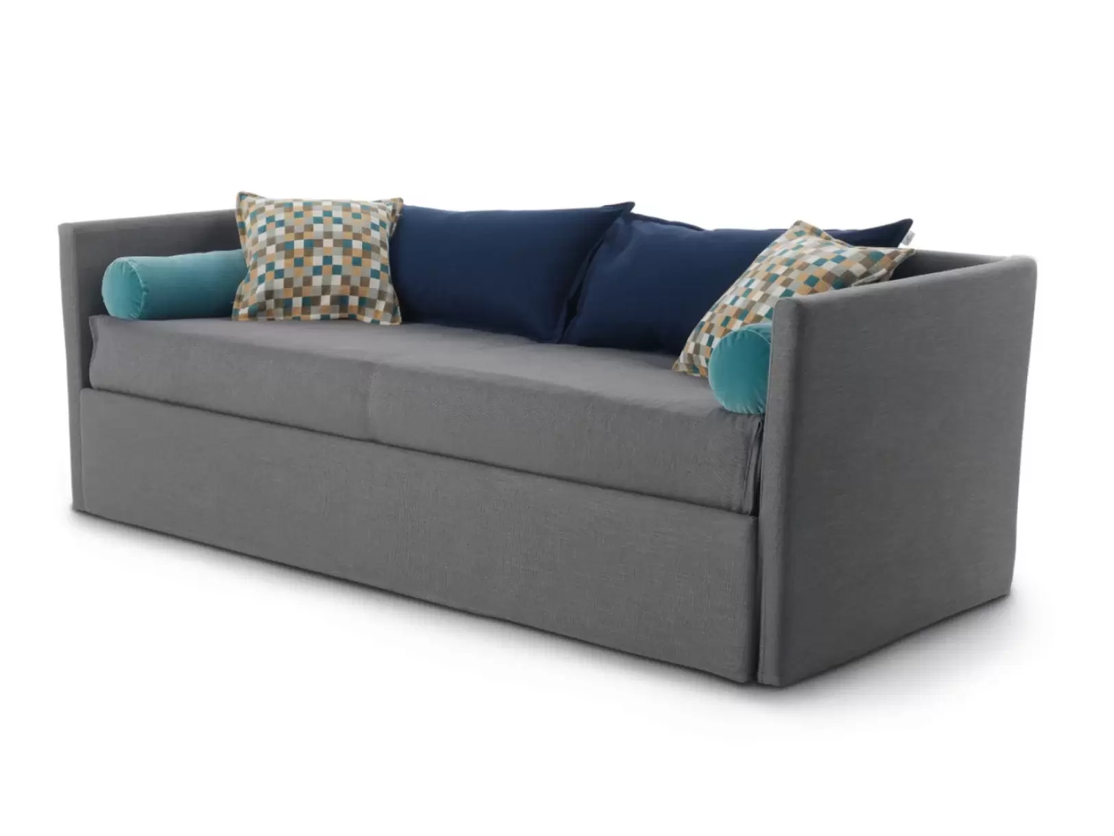 GABRIEL DUO ISOLOTTO 2 SEATER FABRIC SOFA BED WITH REMOVABLE COVER